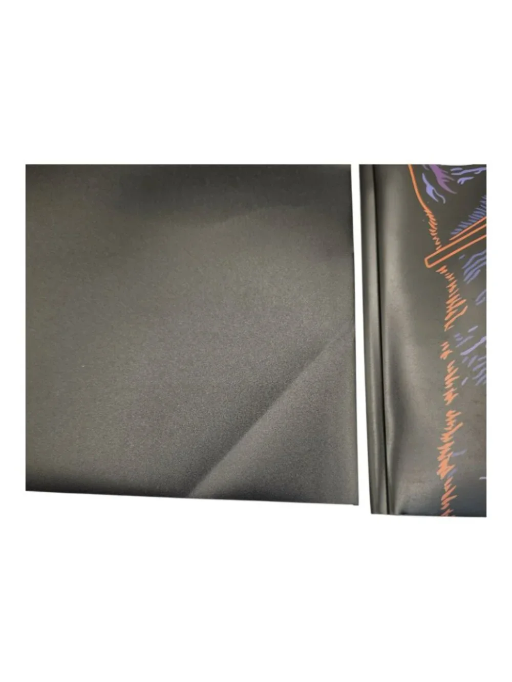 Cool Cat Design Pen + Gear Prong Poly Folders 9.4x11.4 Inch 2-Pack Black Glossy